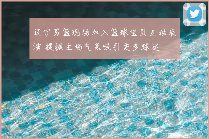 辽宁男篮现场加入篮球宝贝互动表演 提振主场气氛吸引更多球迷